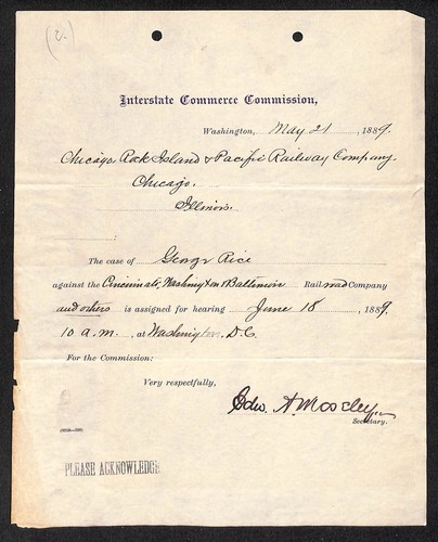 Interstate commerce commission - interstate,